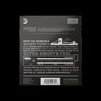 D'Addario ECB81S light short scale chromes bass guitar strings, 45-100 gauge, shown on a bass guitar.