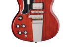 Epiphone 1964 SG Standard Reissue with Maestro Vibrola Left Handed, Cherry Red