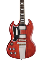 Epiphone 1964 SG Standard Reissue with Maestro Vibrola Left Handed, Cherry Red