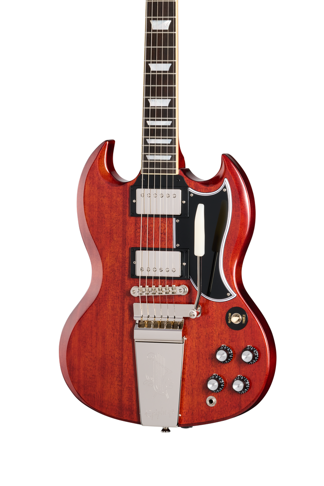 Epiphone 1964 SG Standard Reissue with Maestro Vibrola, Cherry Red