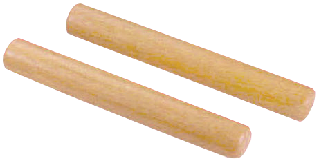 CPK ED195 Hardwood Round Claves 1-1/8inch in Diameter