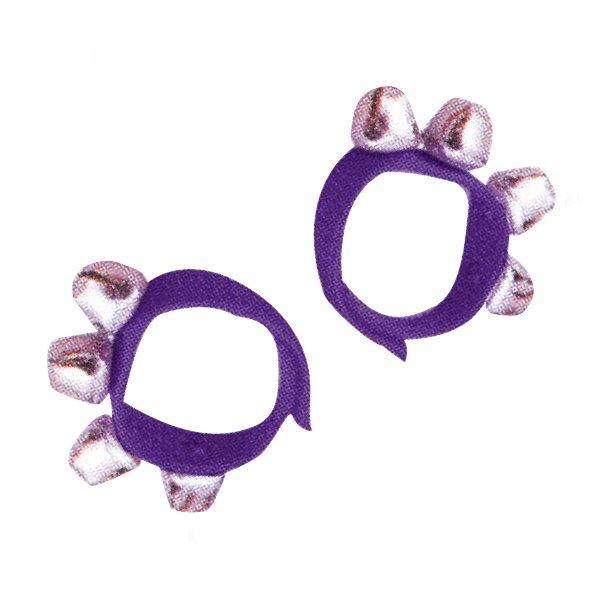 Mano Percussion ED379PU Wrist Bells - Purple