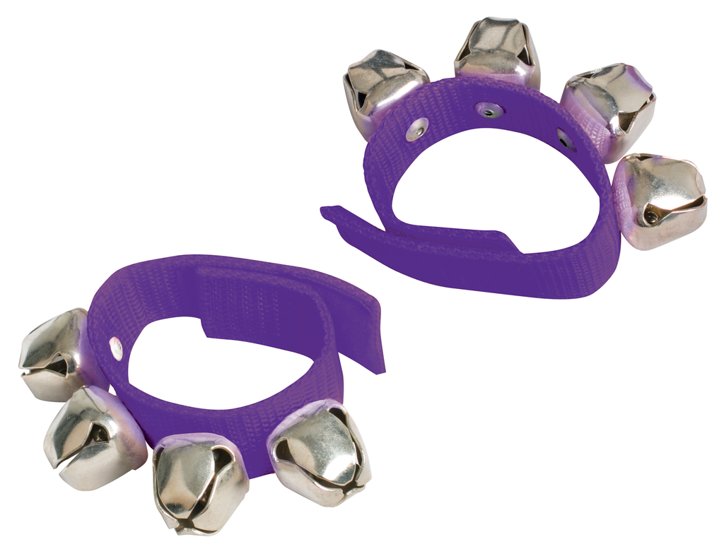 Mano Percussion ED379PU Wrist Bells - Purple