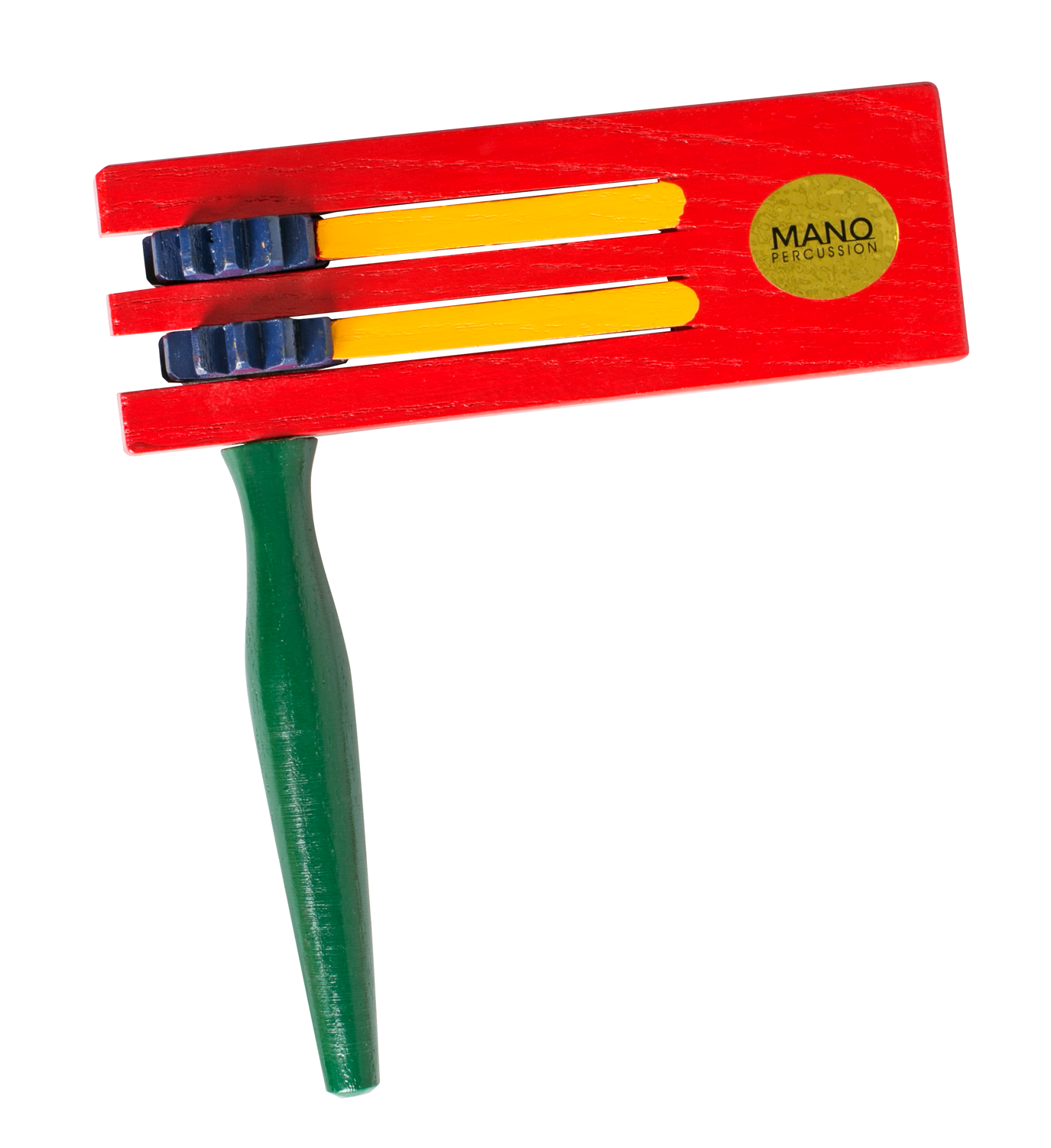 Mano Percussion ED396 Wooden Handheld Rotating Ratchet Multi Coloured