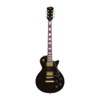 SX EH3BK Deluxe Les Paul Style Electric Guitar in Black