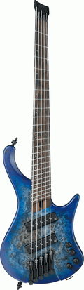 Ibanez EHB1505MS 5-String Bass Guitar in Pacific Blue Burst Flat with Bag