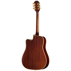 Epiphone Hummingbird Standard EC acoustic guitar with natural finish, showing the body and soundhole of this stylish electric-acoustic model.