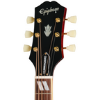 Epiphone Hummingbird Standard acoustic guitar in cherry sunburst finish, featuring a classic body and vintage-style design.