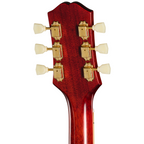 Epiphone Hummingbird Standard acoustic guitar in cherry sunburst finish, showcasing the body, pickguard, and vintage-style detailing.
