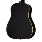 Epiphone J45 Standard acoustic guitar with vintage sunburst finish, showcasing its body, soundhole, and neck in natural lighting.