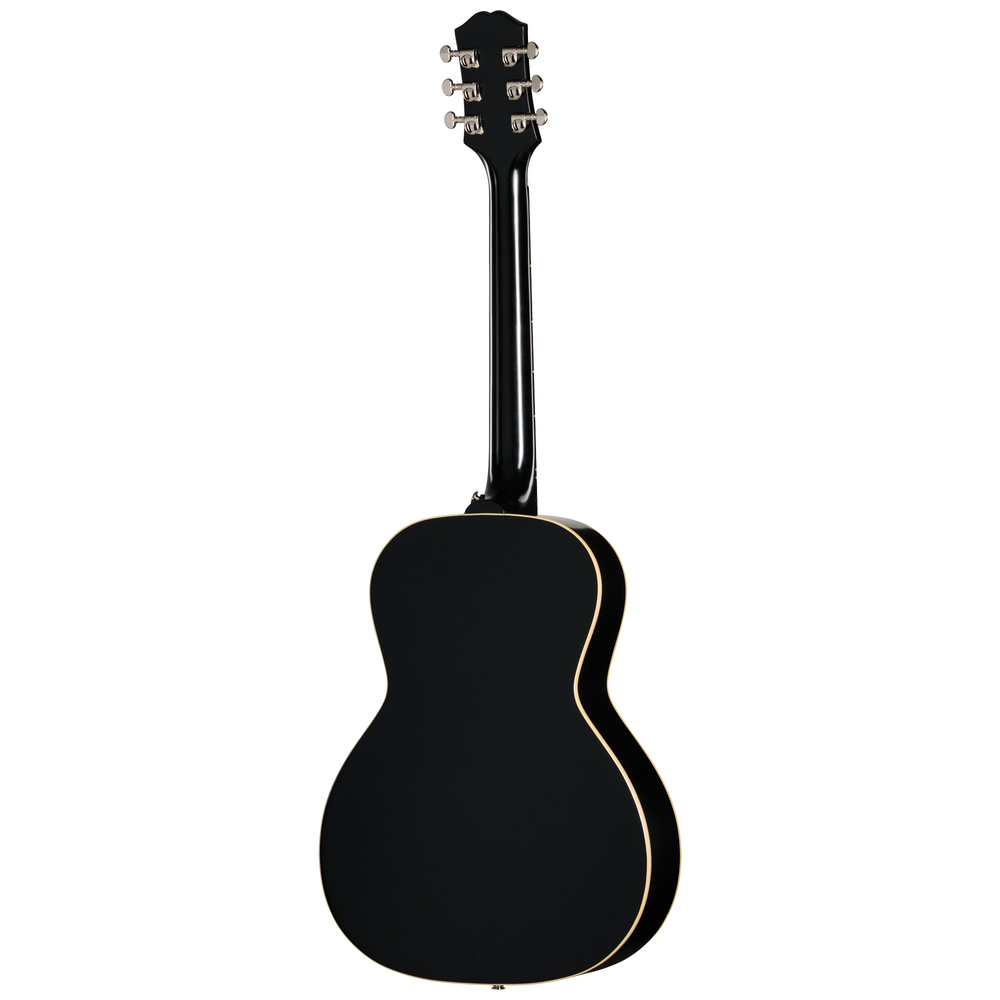 Epiphone L00 Standard acoustic guitar in vintage sunburst finish, featuring a classic body shape and wooden fretboard.