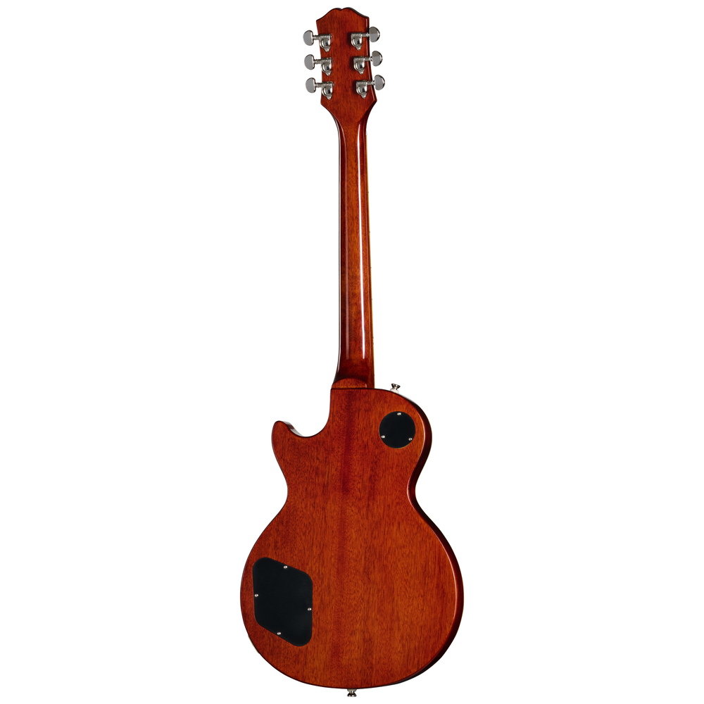Epiphone Les Paul Standard 60s electric guitar in Iced Tea Burst finish, showcasing its neck, body, and hardware details.