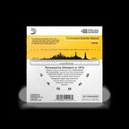 D'Addario EJ19 Phosphor Bronze Acoustic Guitar Strings in blue, 12-56 gauge, shown on a guitar for bluegrass music.