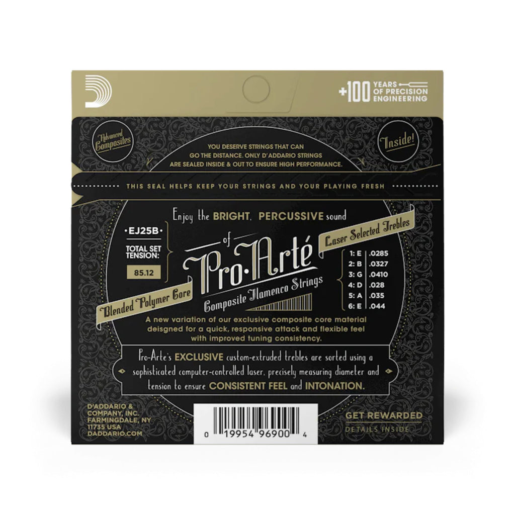 D'Addario EJ25 Pro-Arte Nylon Composite Flamenco Guitar Strings