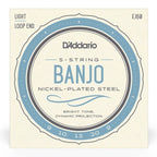 D'Addario EJ60 5-String Banjo Strings - Nickel Light - 9-20