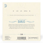 D'Addario EJ60 5-String Banjo Strings - Nickel Light - 9-20