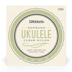 D'Addario Uke Strings Set - Clear Nylon - Soprano