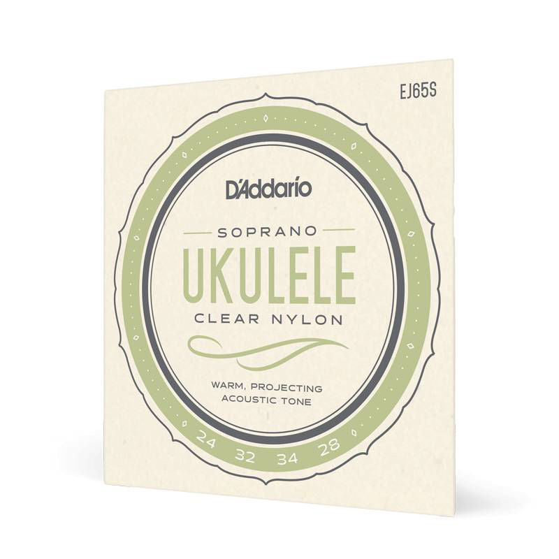 D'Addario Uke Strings Set - Clear Nylon - Soprano