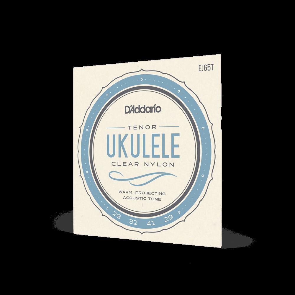 D'Addario Uke Strings Set - Clear Nylon - Tenor