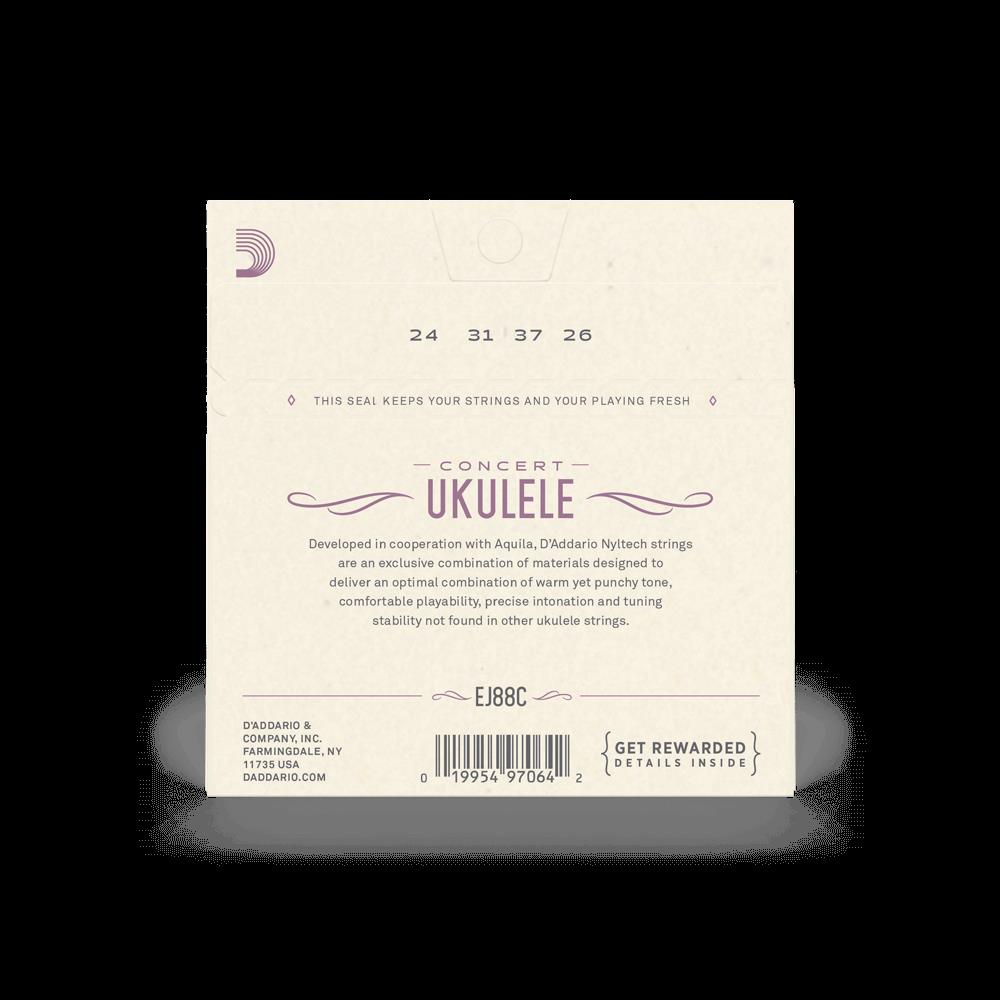 D'Addario EJ88C Nyltech Concert Ukulele Strings
