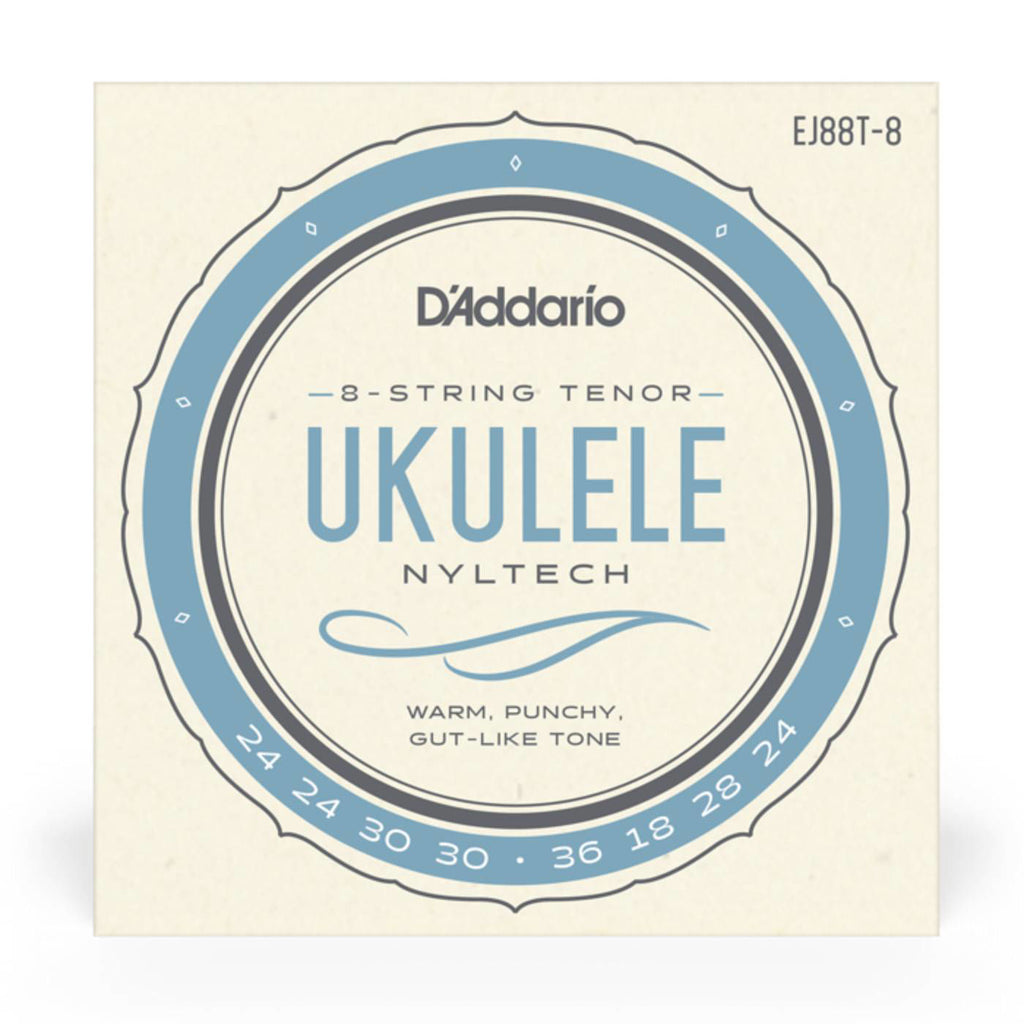 D'Addario EJ88T-8 Nyltech 8-String Tenor Ukulele Strings