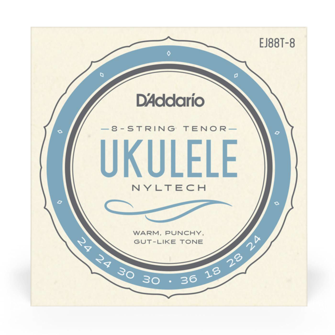 D'Addario EJ88T-8 Nyltech 8-String Tenor Ukulele Strings