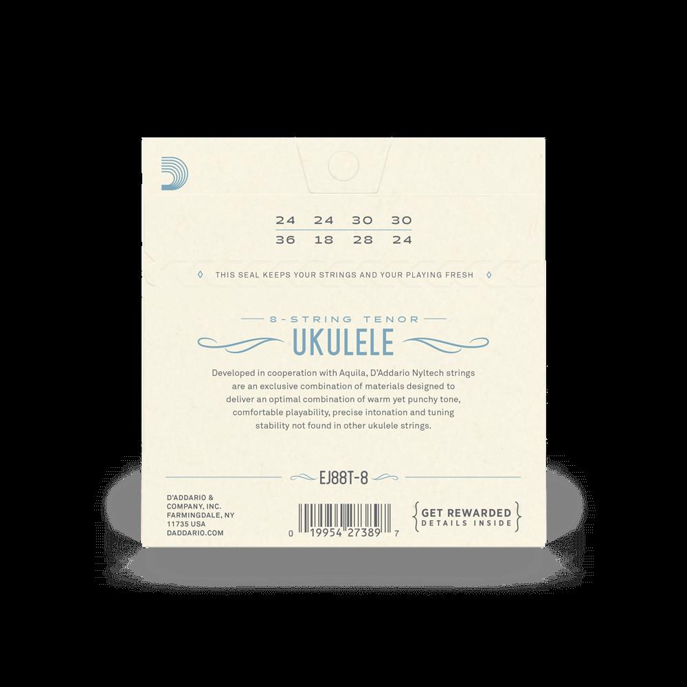 D'Addario EJ88T-8 Nyltech 8-String Tenor Ukulele Strings