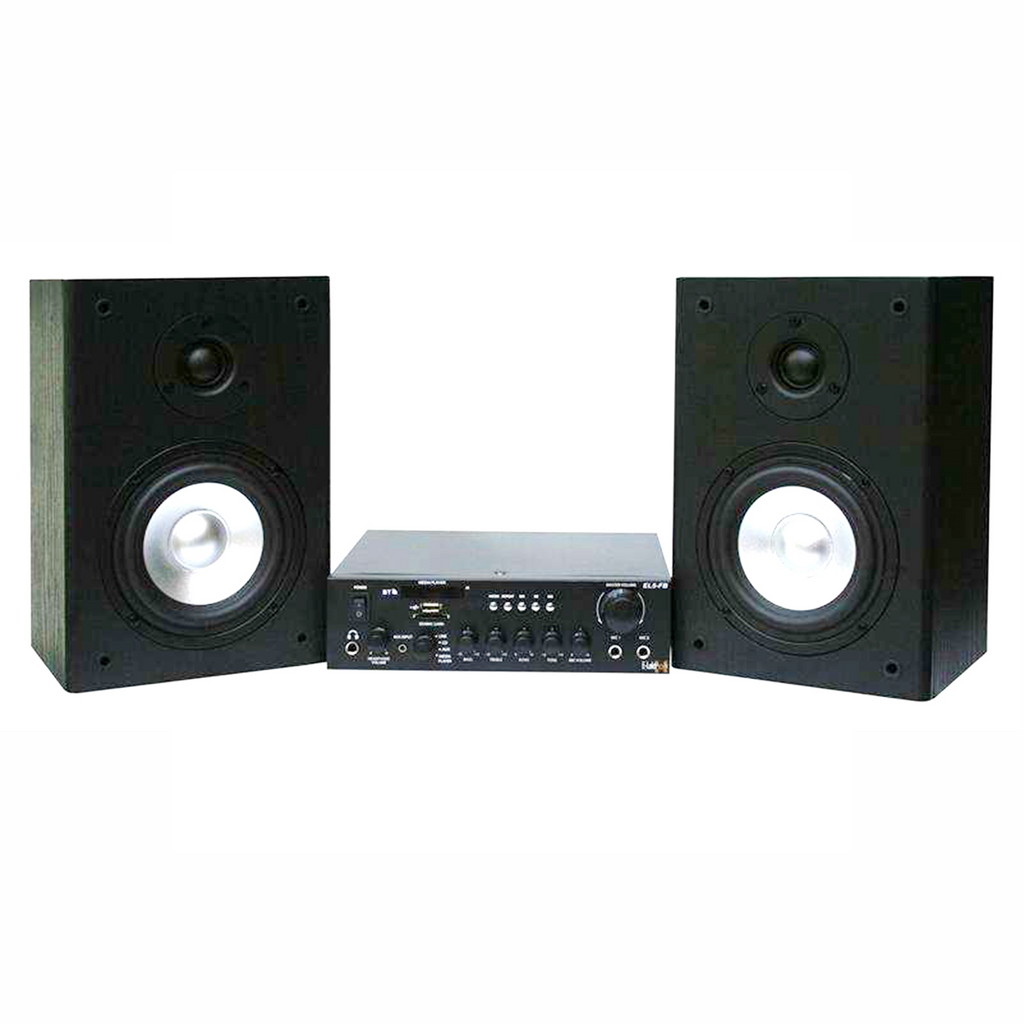 E-Lektron EAS5.5P 5.5 inch Bookshelf Speakers with Amplifier Set