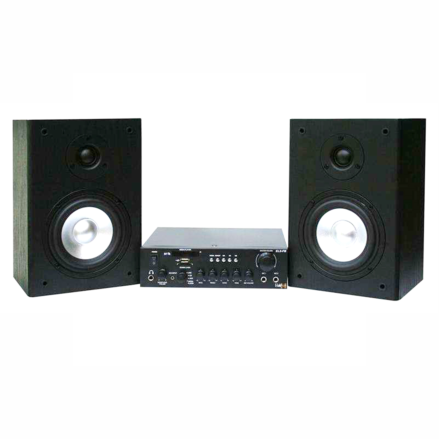 E-Lektron EAS5.5P 5.5 inch Bookshelf Speakers with Amplifier Set