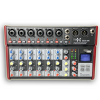 E-Lektron SE-8 Mixer with FX, Bluetooth and USB Audio Interface