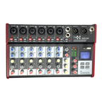 E-Lektron SE-8 Mixer with FX, Bluetooth and USB Audio Interface