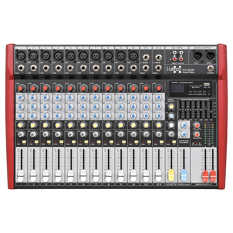 E-Lektron ST-122P 12 Channel Powered Mixer