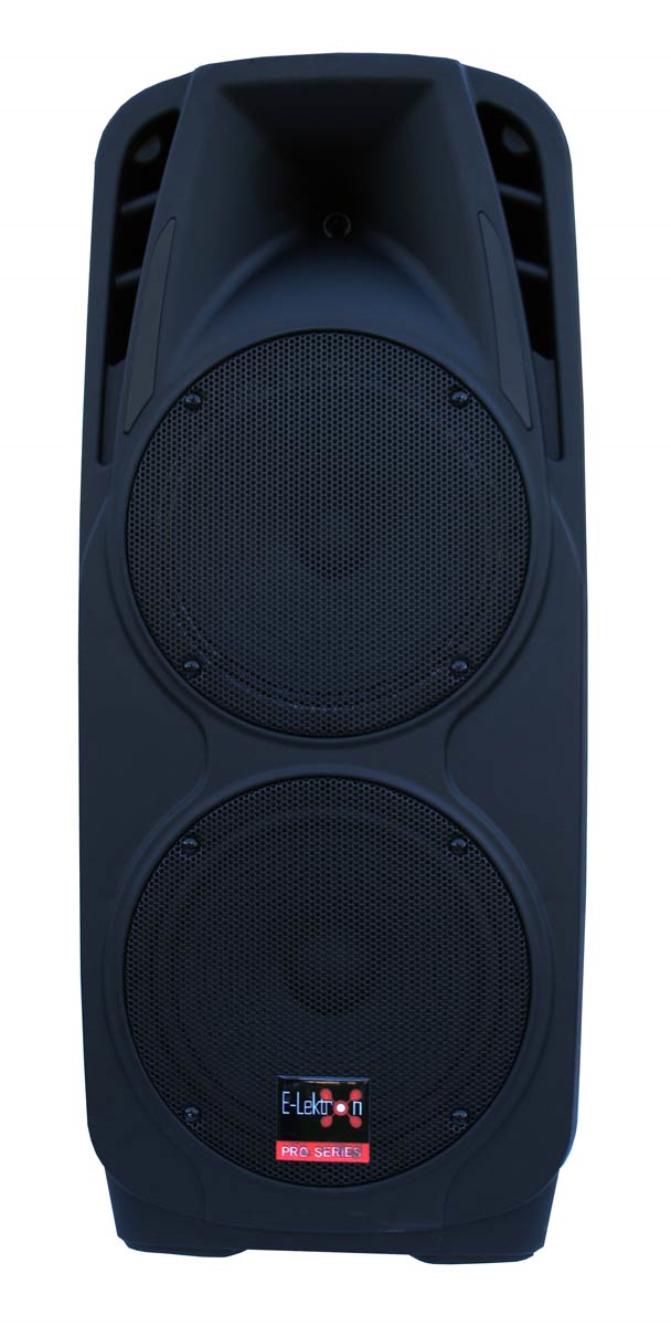 E-Lektron EL225 Dual 10 Portable PA System with 2 Wireless Microphones and Bluetooth