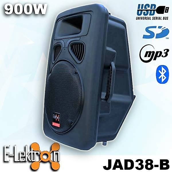 E-Lektron JAD38-B 900W 15 inch Active Speaker with Bluetooth
