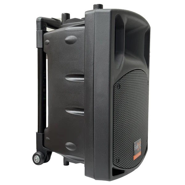 E-Lektron UHF30-M 700W 12 Portable Bluetooth PA Speaker with 2 Wireless Microphones