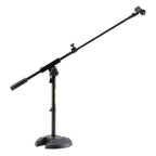 Hercules MS120B Short Boom H-Base Mic Stand