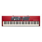 Nord Electro 6D 73-note semi-weighted waterfall stage piano keyboard, ideal for performance and live music setups.