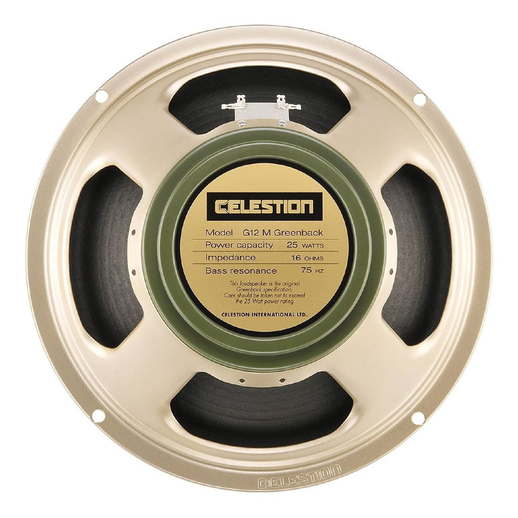Celestion Classic T1221 G12M Greenback 12 Inch Guitar Speaker - 16 ohms - 25W