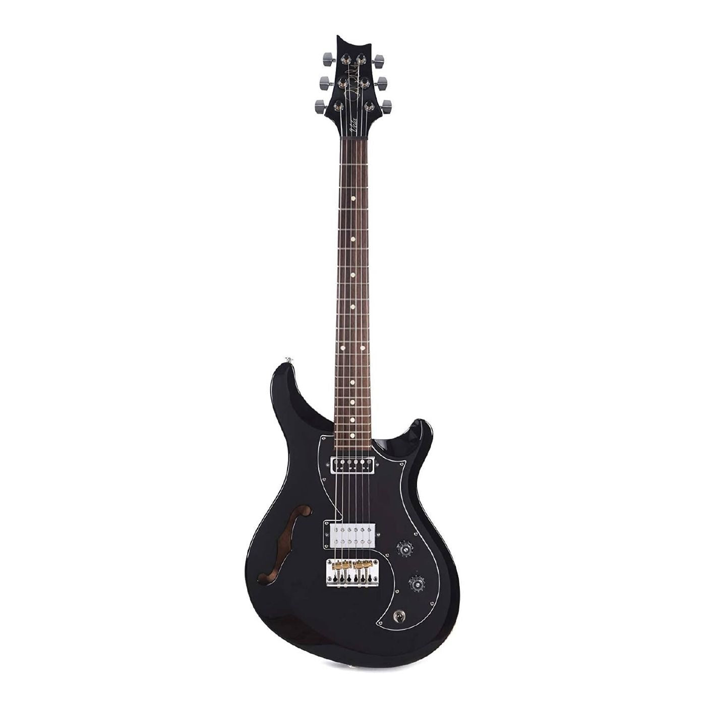 PRS USA S2 Vela Semi Hollow Electric Guitar - Black