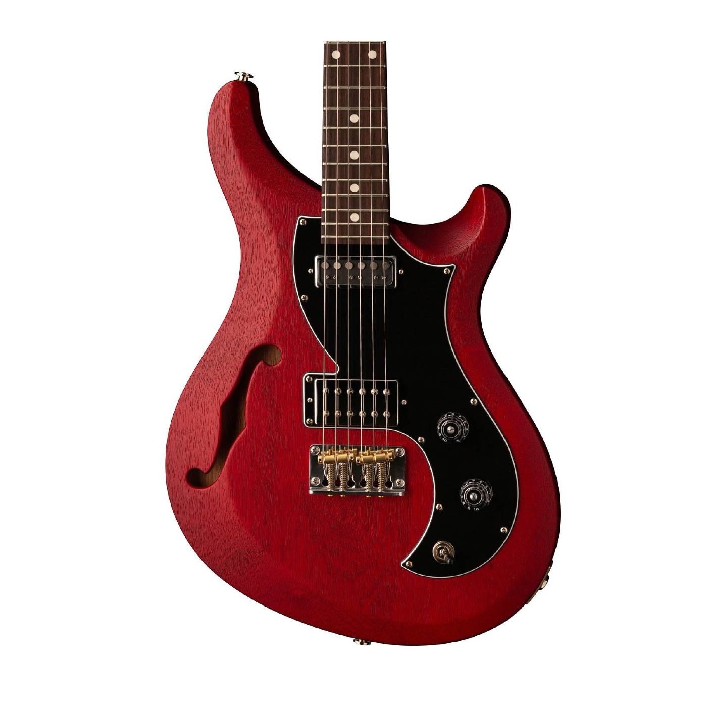PRS USA S2 Vela Semi Hollow Electric Guitar - Vintage Cherry Satin