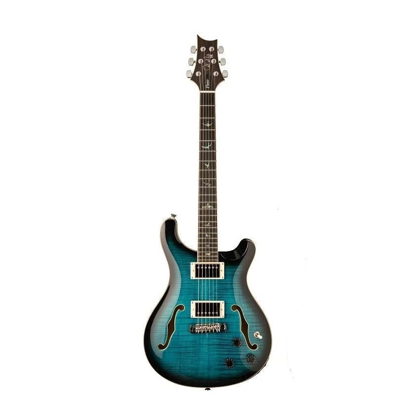 PRS SE Hollowbody II Electric Guitar - Piezo Peacock Blue Burst