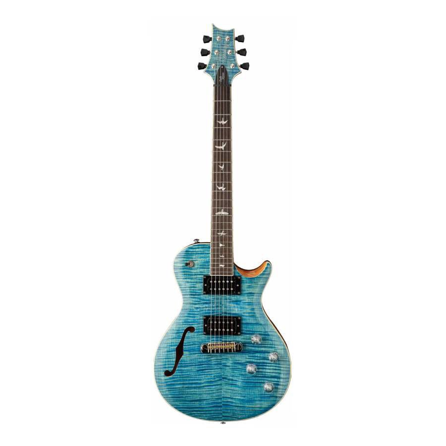PRS SE Zach Myers Semi-Hollow Electric Guitar in Myers Blue