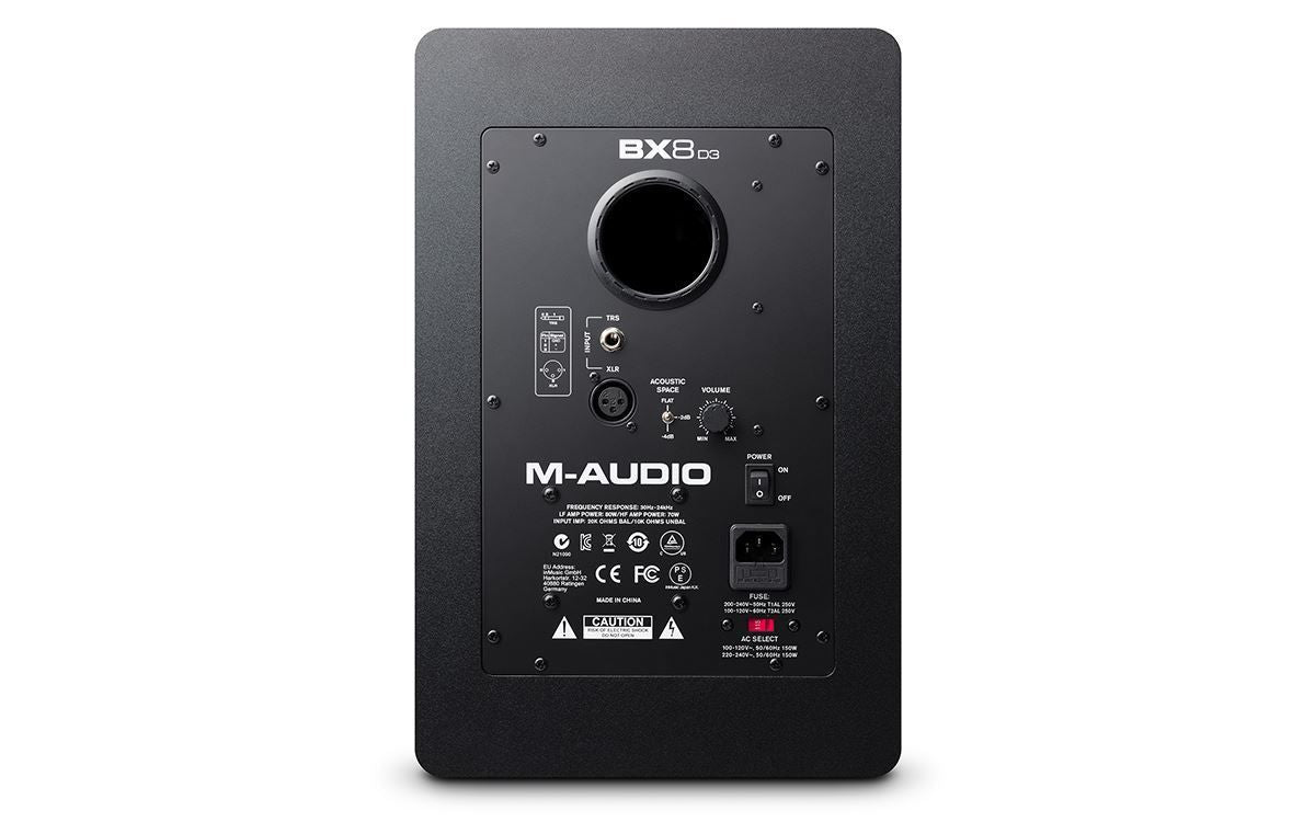 M-Audio BX8 D3 8 inch Studio Monitor Speaker - Single