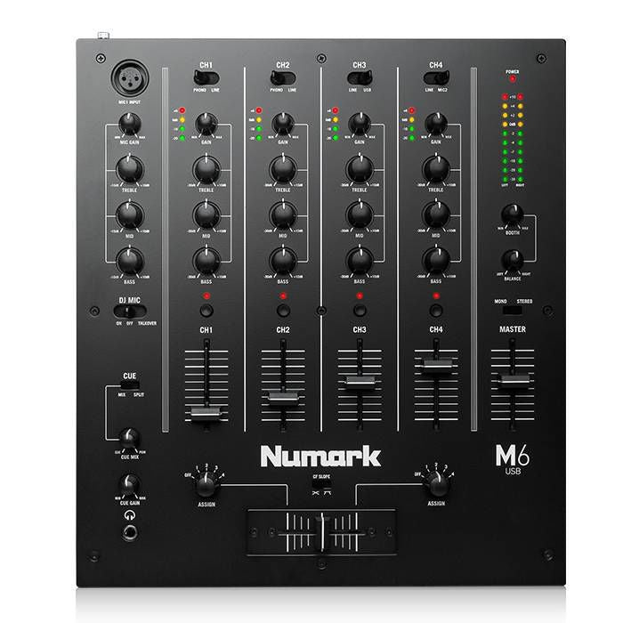 Numark M6 USB 4-Channel USB DJ Mixer