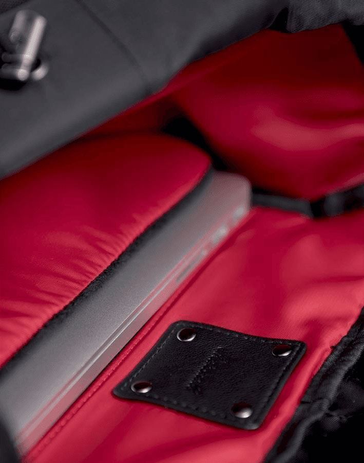 Marshall Runaway Backpack in Black And White