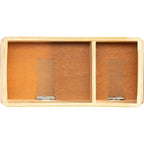 Meinl BCA2NTEBK-M Snare Bongo Cajon, Ebony Black Playing Surface