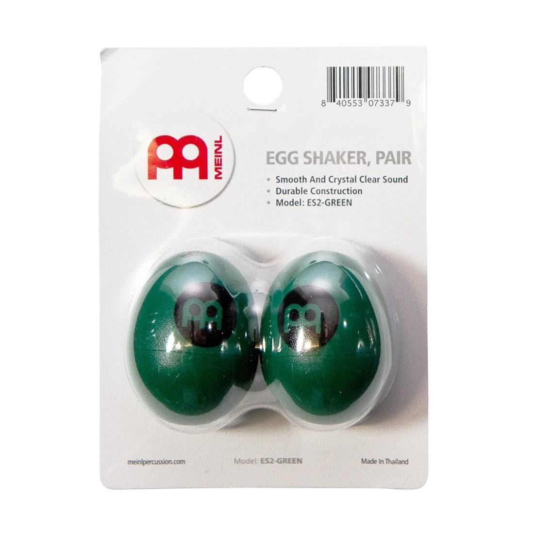 Meinl ES2-GREEN Egg Shaker in Green (Pair)