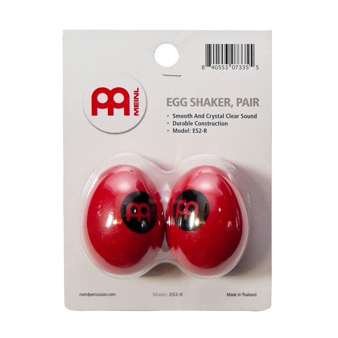 Meinl ES2-R Egg Shaker in Red (Pair)