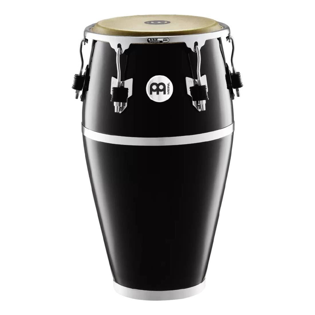 Meinl FC1212BK 12 1/2in Fibercraft Series Tumba in Black with True Skin Buffalo Head