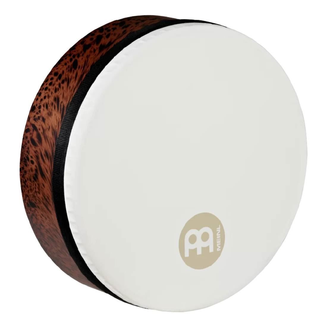 Meinl FD14T-D-TF 14in Mizhar True Feel Headed Frame Drum in Brown Burl